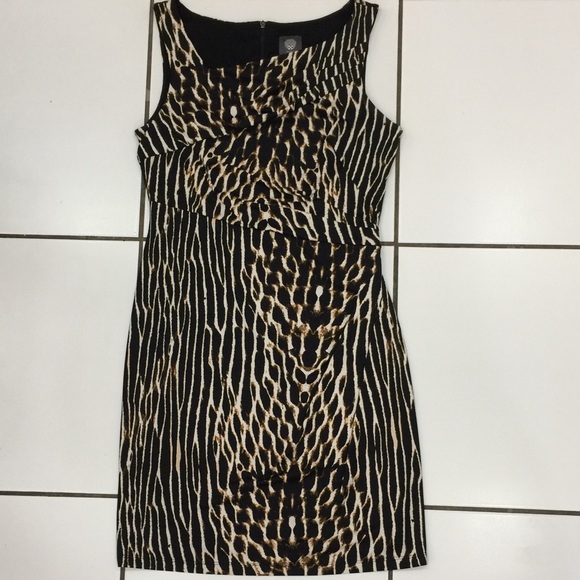 Vince Camuto Animal Print Sheath Dress - Picture 1 of 7